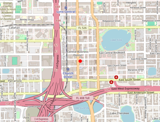 Orlando Premier Psychiatry Orlando FL Map
