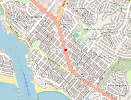 PCH MedSpa Newport Beach California Map