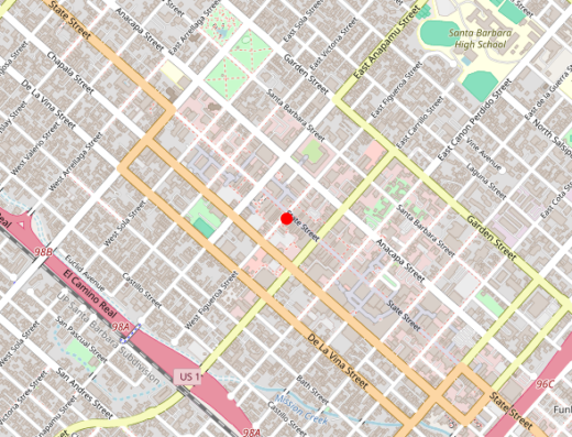 PointKetamine – Santa Barbara Santa Barbara CA Map