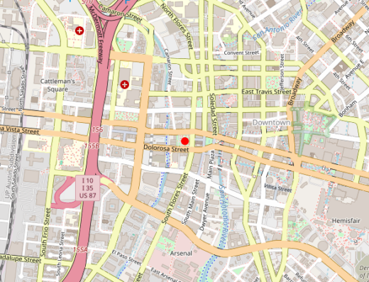 San Antonio Texas Peptide Therapy Map