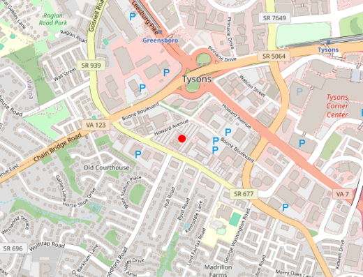 Proactive Wellness Centers Vienna Virginia Map