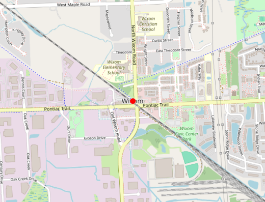 PSI Medical Group Wixom Michigan Map