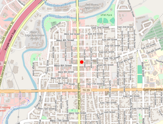 Rebuil-T Healthcare Georgetown Texas Map