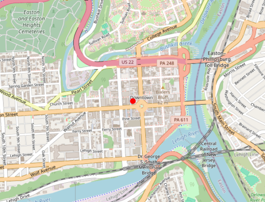 Rejuvenations LV Easton Pennsylvania Map