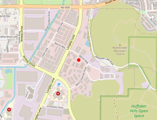Reno Psychiatric Associates Reno NV Map