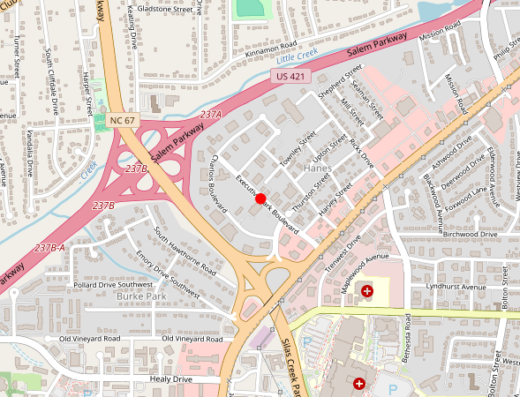 Restoration MedSpa Winston-Salem Winston-Salem North Carolina Map