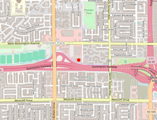 Serenity Mental Health Centers – Las Vegas (Summerlin) Las Vegas NV Map