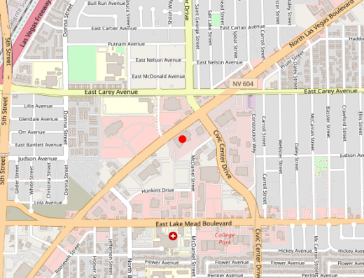Sky Health Wellness Clinic North Las Vegas Nevada Map