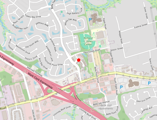 Solcara Health Mount Pleasant South Carolina Map