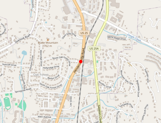 Southern Ketamine Clinics – Asheville Asheville NC Map