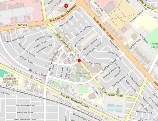 Talon Wellness Henderson Nevada Map