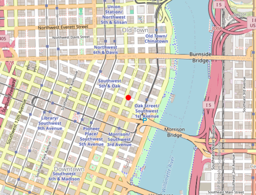 Thrive Aesthetic and Wellness Portland Oregon Map