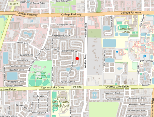TMS & Ketamine Clinic of Southwest Florida Fort Myers FL Map