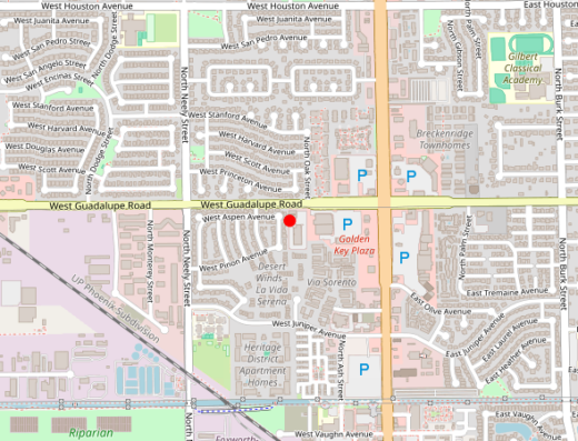 Unchained Psychiatry & Wellness Gilbert AZ Map