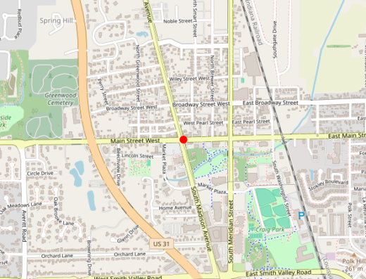 Vigor Health and Beauty Greenwood Indiana Map