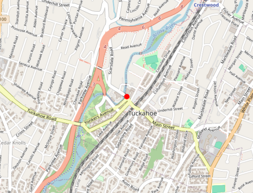 Westchester Wellness Medicine Tuckahoe New York Map