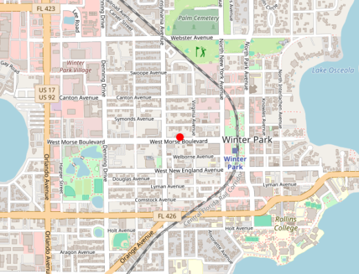 Whole Family Healthcare Winter Park Florida Map