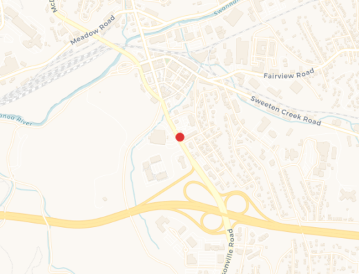 Hydrate Medical Asheville NC map — 190 Hendersonville Rd