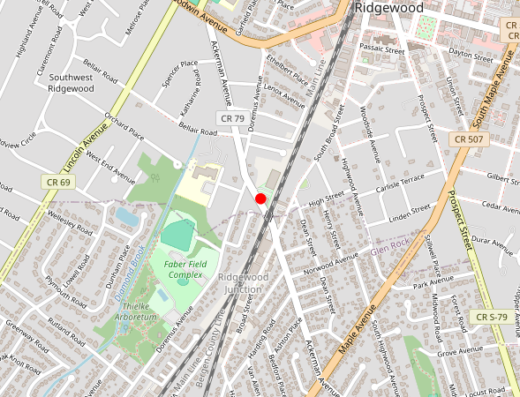 Ridgewood Psychiatric Group Ridgewood NJ Map
