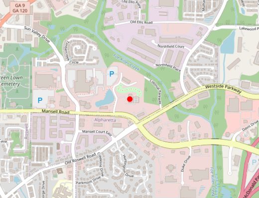 Serenity Mental Health Centers Alpharetta GA Map