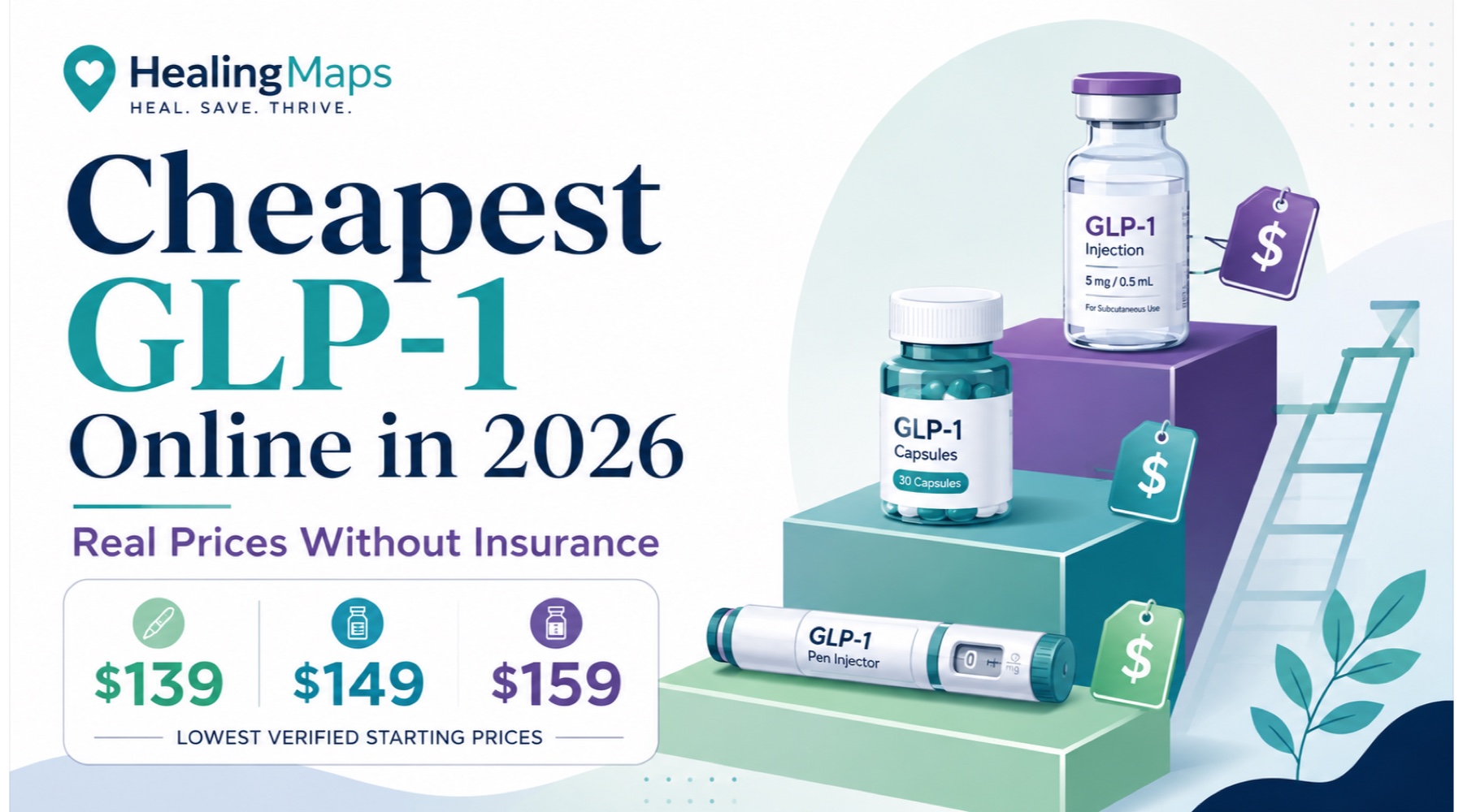 Cheapest GLP-1 Online in 2026: Real Prices Without Insurance