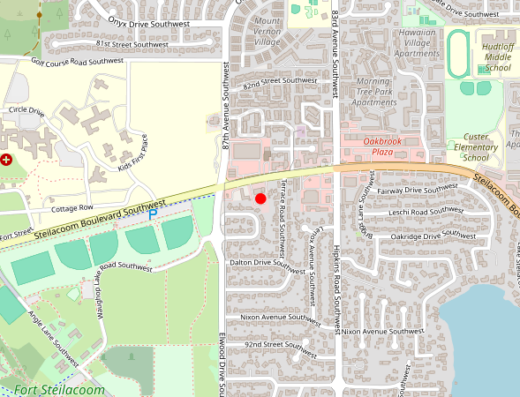 Pacific Phoenix Psychiatry & TMS Lakewood WA Map