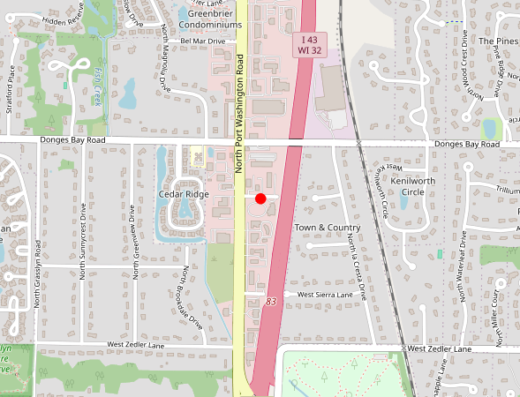 American Behavioral Clinics Mequon WI Map