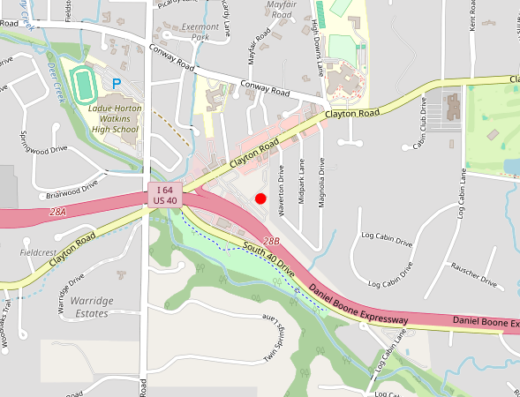 Radial St. Louis MO Map