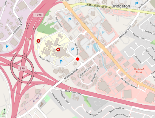 SSM Health DePaul Esketamine Clinic Bridgeton MO Map