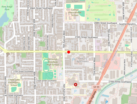Elysium Medical Arts Center Edmonds WA Map