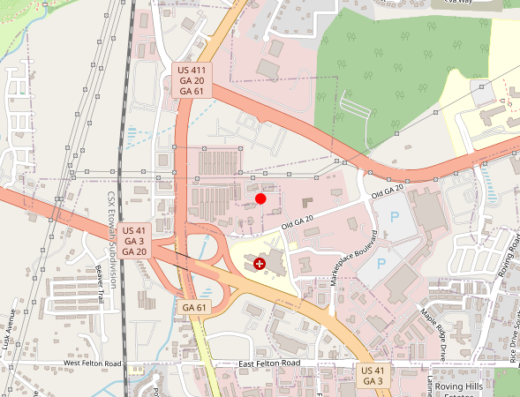 Hightop Health Cartersville GA Map