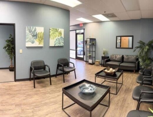 Waiting area at Mind Body Centers in Gilbert, Arizona