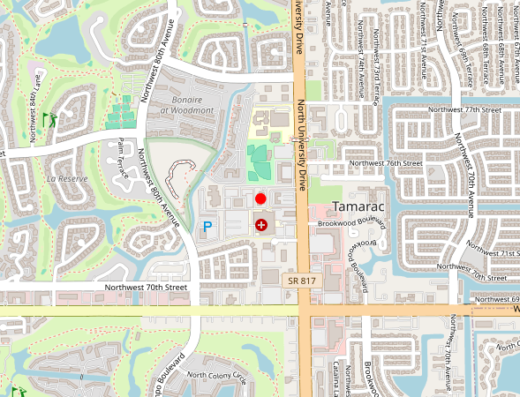Spine and Wellness Centers of America Tamarac FL Map