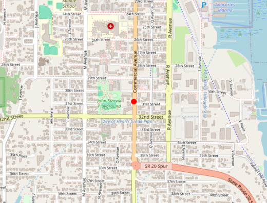 Touchstone TMS Anacortes WA Map