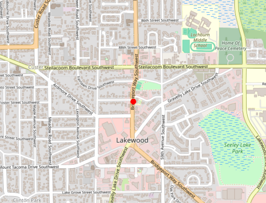 Touchstone TMS Lakewood WA Map