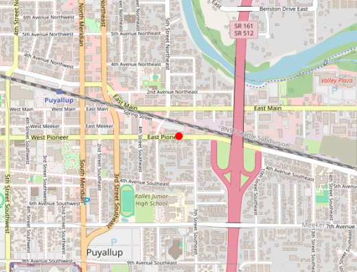 Touchstone TMS Puyallup WA Map
